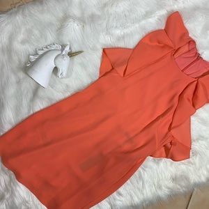 bcbgmaxazria coral dress NWT
